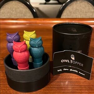 Black Bottle Stoppers